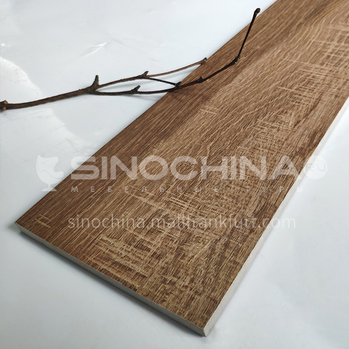 Nordic wood grain tile imitation solid wood bedroom living room balcony floor tiles-MY9513 150mm*900mm